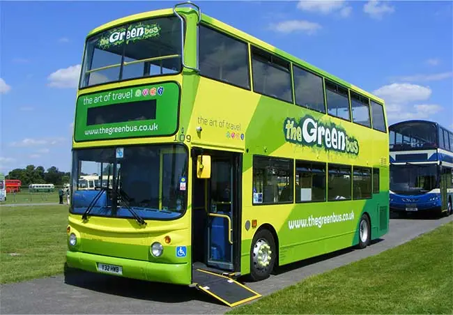 hybrid green bus for efficient gasoline consumption per kilometer review