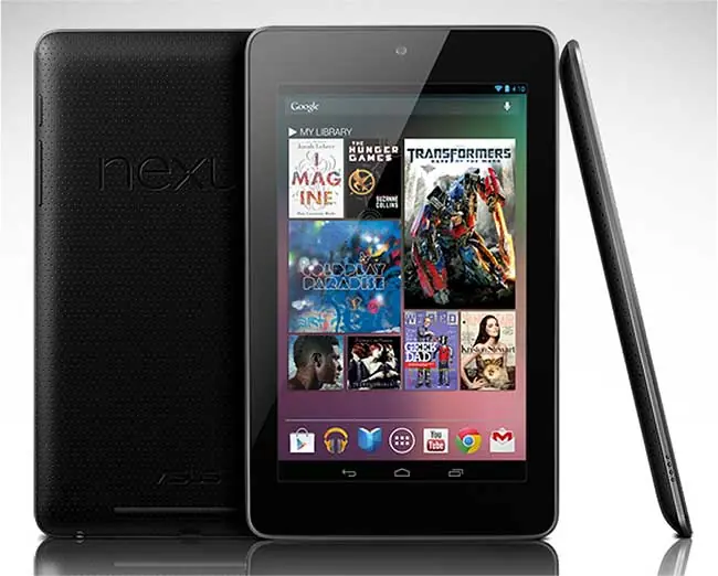 Google's Nexus 7 modern smartphone made by google itself running latest Android operating system and many new features are onboard