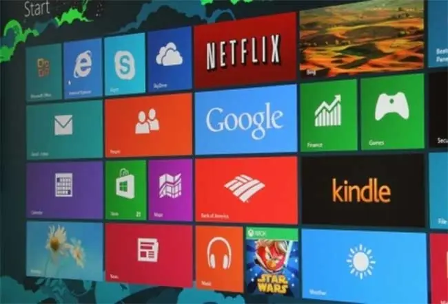 modern windows metro design optimized for desktop and mobile touch devices