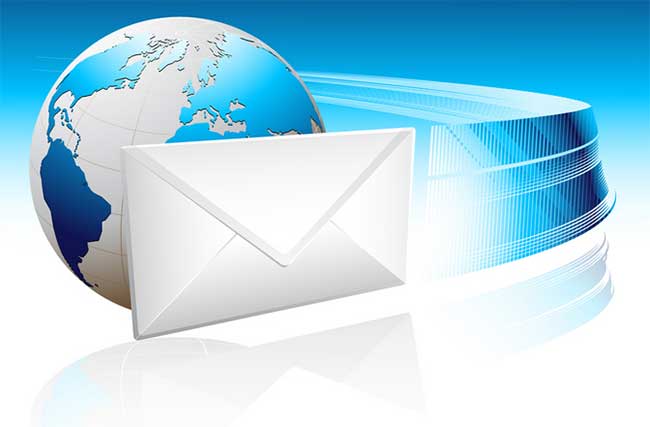 Online email communication in 21st century using the Internet instantly