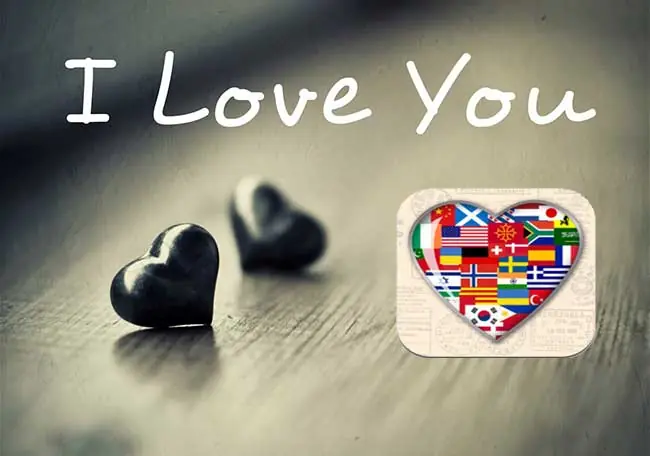 The I Love You App beautiful online idea for connected hearts to say I Love You with your smartphone