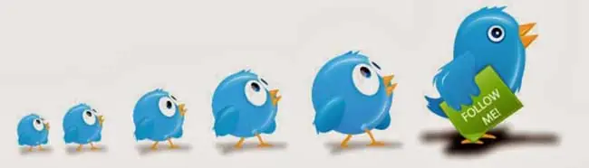Follow infuential peoples of Twitter popular short user update service Twitter news