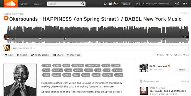 Soundcloud online music stream soundcloud on the Internet your mobile everywhere music stream