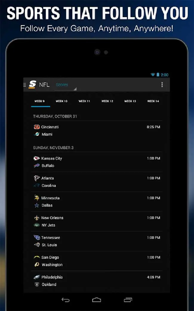 theScore android app popular android sport app theScore Droid Galaxy review