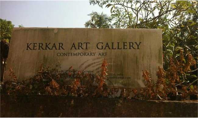beautiful Indian art at the gallery of Kerkar art