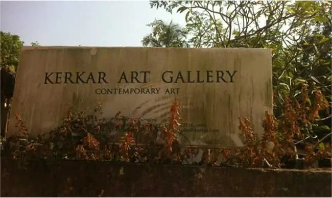beautiful Indian art at the gallery of Kerkar art