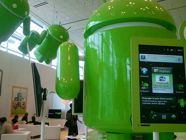 Much Android little fantasy at the annual convention of Google