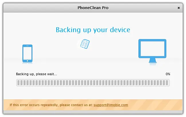 phone backup process