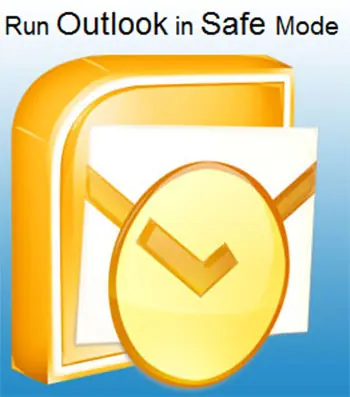 run ms outlook in safe mode