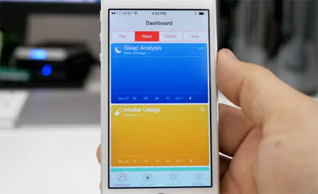iOS 8 dashboard iOS 8 dashboard