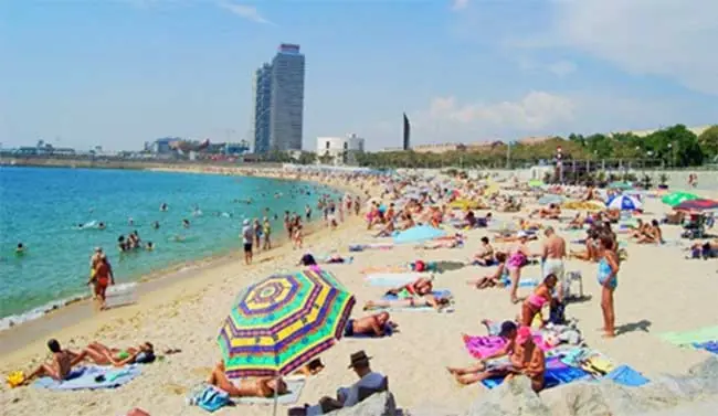 Nova Icaria Beach Spain Nova Icaria Beach Spain