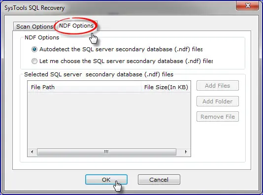 sql recovery quick scan