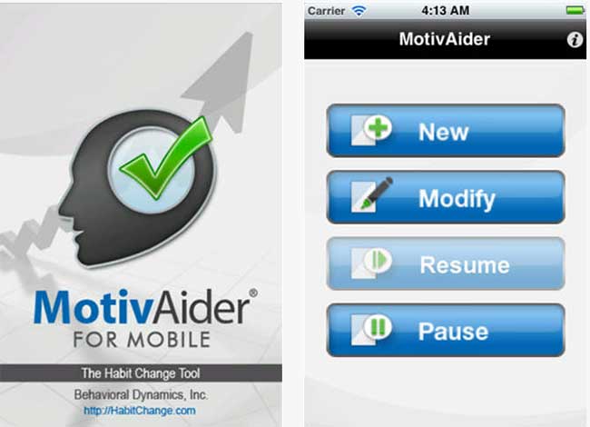 MotivAider app