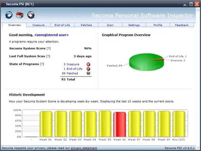 Secunia Personal Software Inspector
