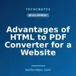 Advantages of HTML to PDF Converter for a Website