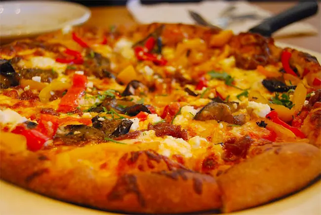 amazing pizza at Da Nasti Pizzeria