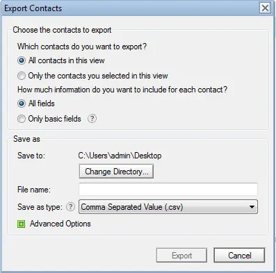 lotus notes to outlook step 1