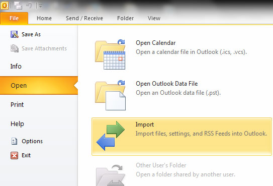lotus notes to outlook step 2