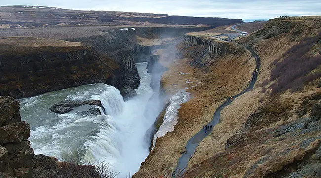 Gulfoss Waterfall Iceland