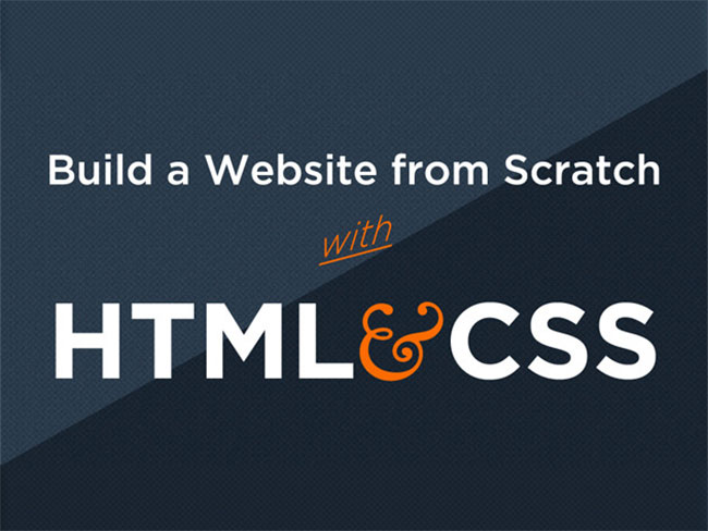Build a website from scratch using HTML and CSS