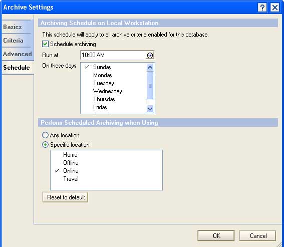 How to Archive Emails in Lotus Notes step7