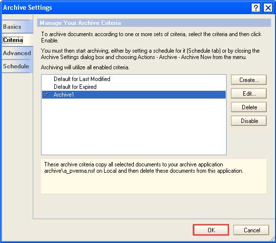 How to Archive Emails in Lotus Notes step8