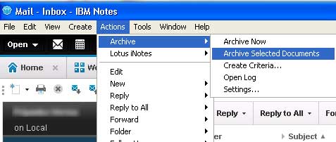 How to Archive Emails in Lotus Notes step9