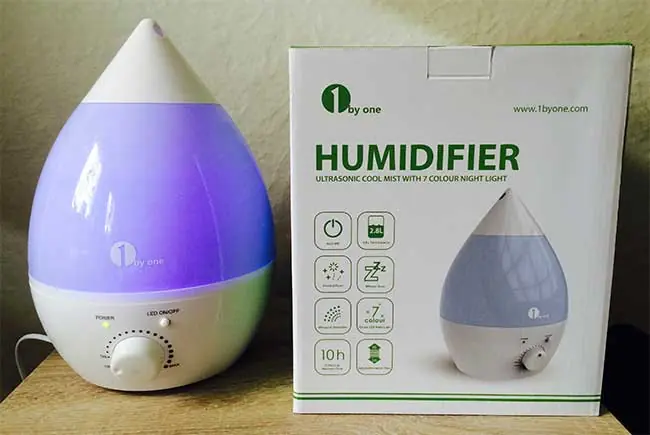 aroma diffuser humidifier gadget with box