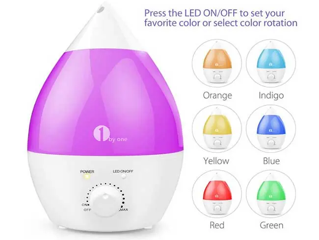 humidifier gadget led colors