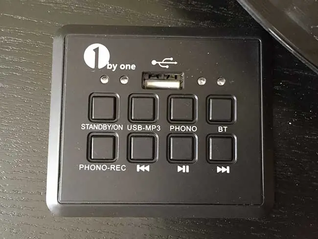 belt-driven turntable controls