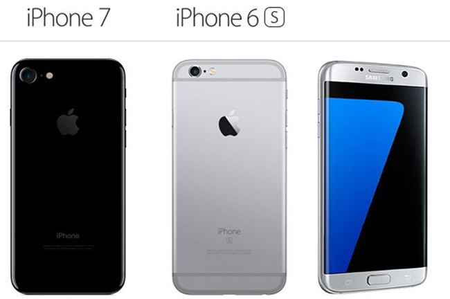 Samsung Galaxy S7 Edge vs iPhone 7