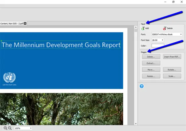 pdf editing
