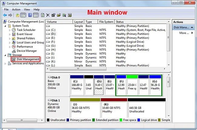 disk management