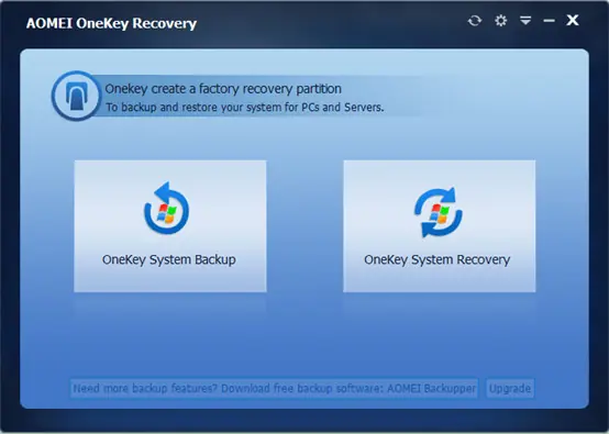 aomei onekey recovery