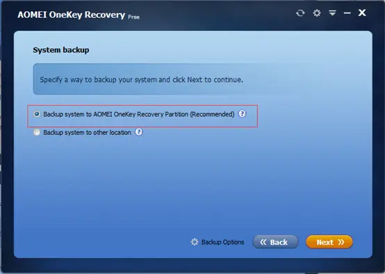 aomei onekey recovery