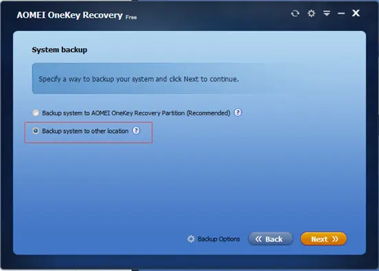 aomei onekey recovery