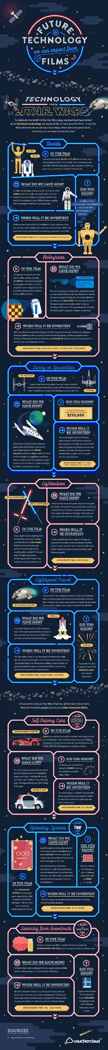 Future Technology Expected From Films