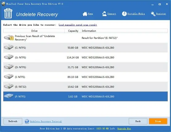 Undelete Recovery 