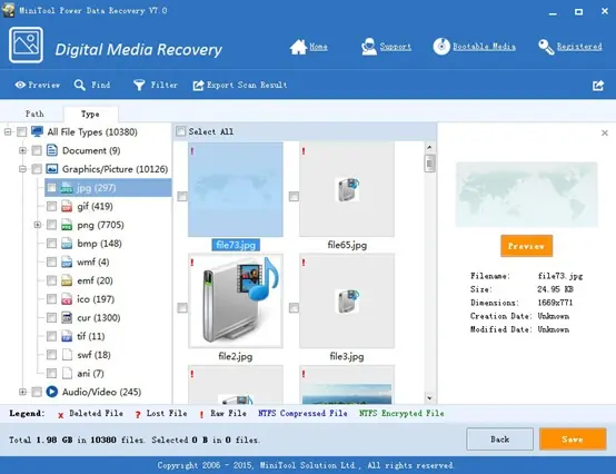 CD/DVD Recovery feature 