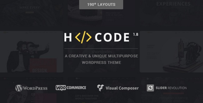 H-Code WordPress Theme