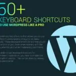 WordPress Keyboard Shortcuts