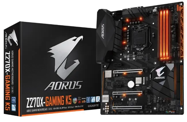 Gaming motherboard Gigabyte Aorus Z270 Gaming K5