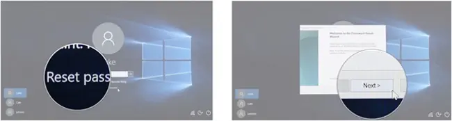 Method #1: With Password Reset Disk