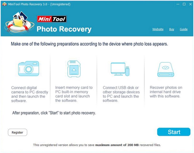 review of photo recovery step 1