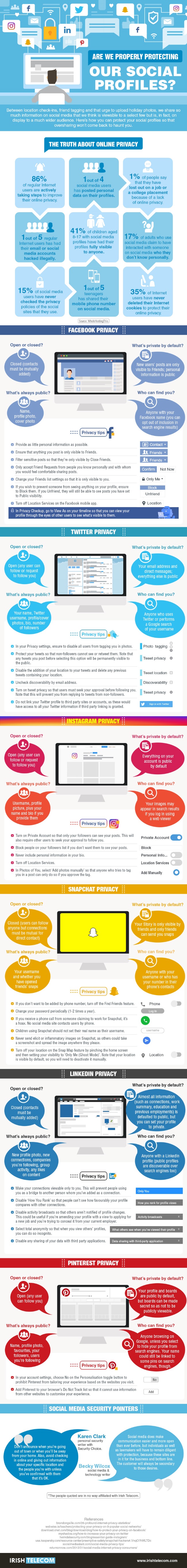 How to protect your social profile in 2017