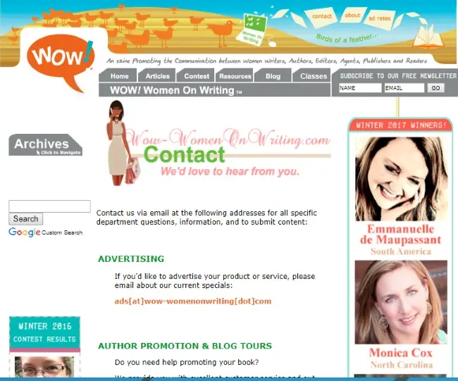 Wow website