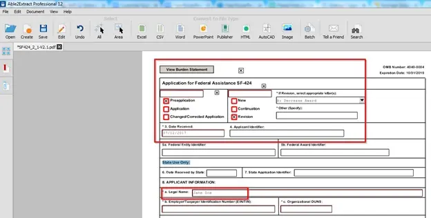 handle PDF forms