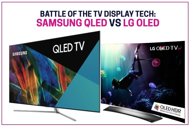 Battle of the TV Display Tech Samsung QLED Vs LG OLED