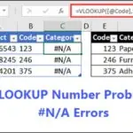How to Fix the #N/A Error in Excel VLOOKUP