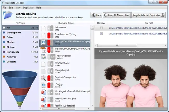 help you scan, detect and remove all types of duplicate files
